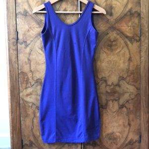 Vintage PURPLE body con dress.
